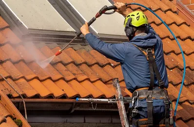 Démoussage et hydrofuge de toiture à Charmensac